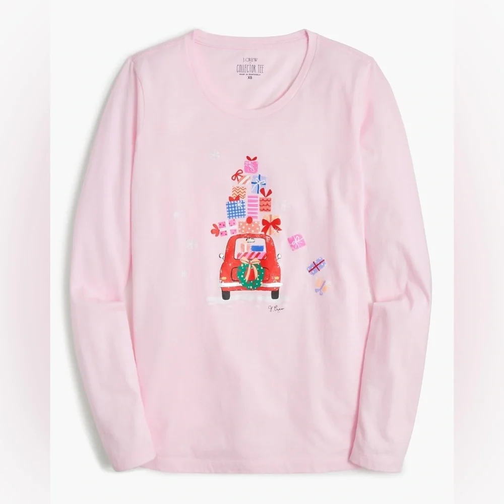 J. Crew Present Car Graphic Collector Tee XLarge